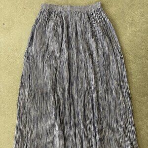 Smith & Hawken 100% cotton seersucker skirt Vtg 90s. Never Worn.